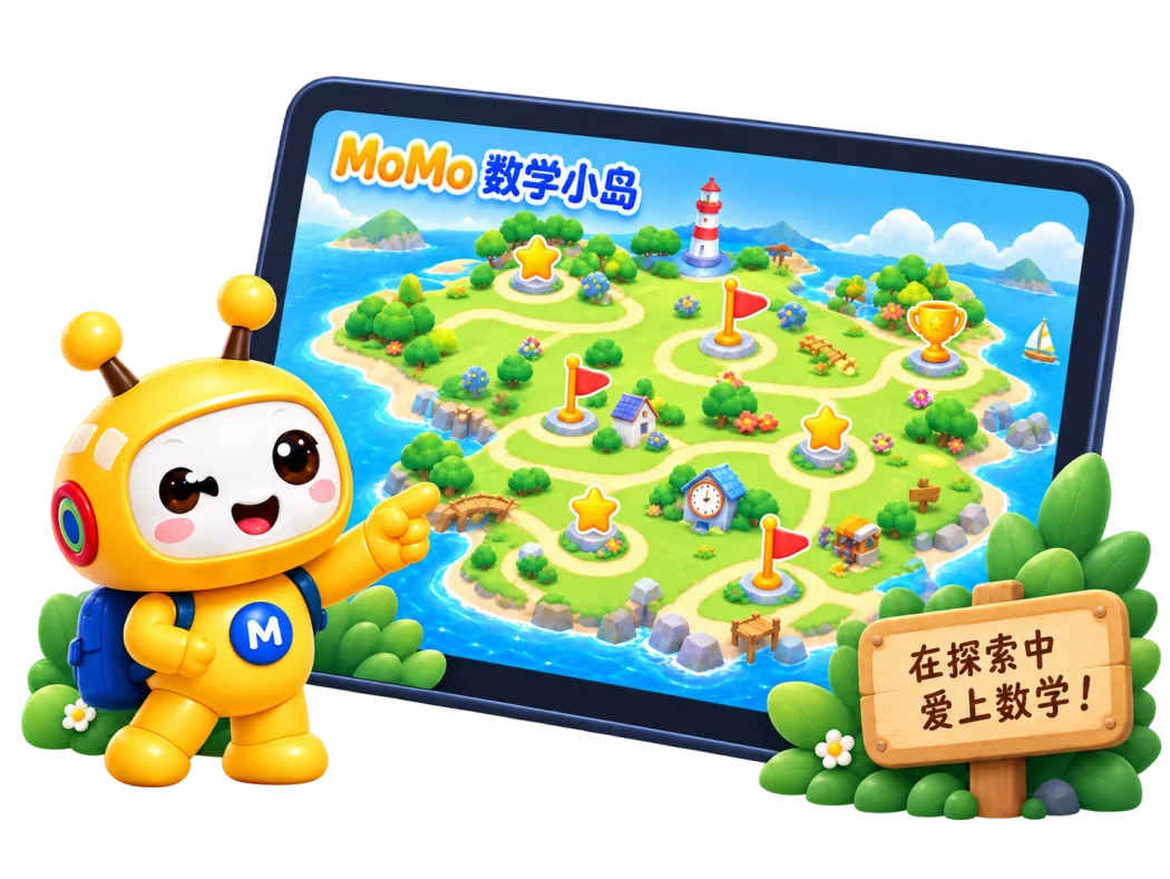 MoMo 邀你探索平板里的数学小岛